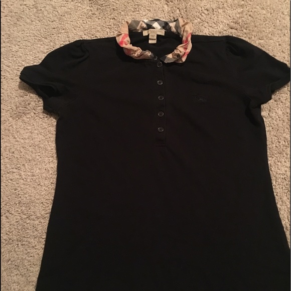 burberry shirt black and red